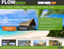 Tablet Screenshot of flowreizen.nl